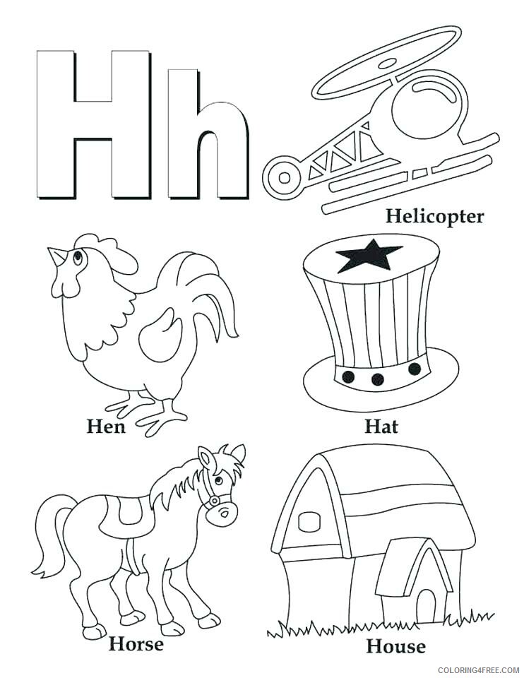 Adult Letter H Coloring Pages Printable Sheets free printable letter 2021 a 2235 Coloring4free
