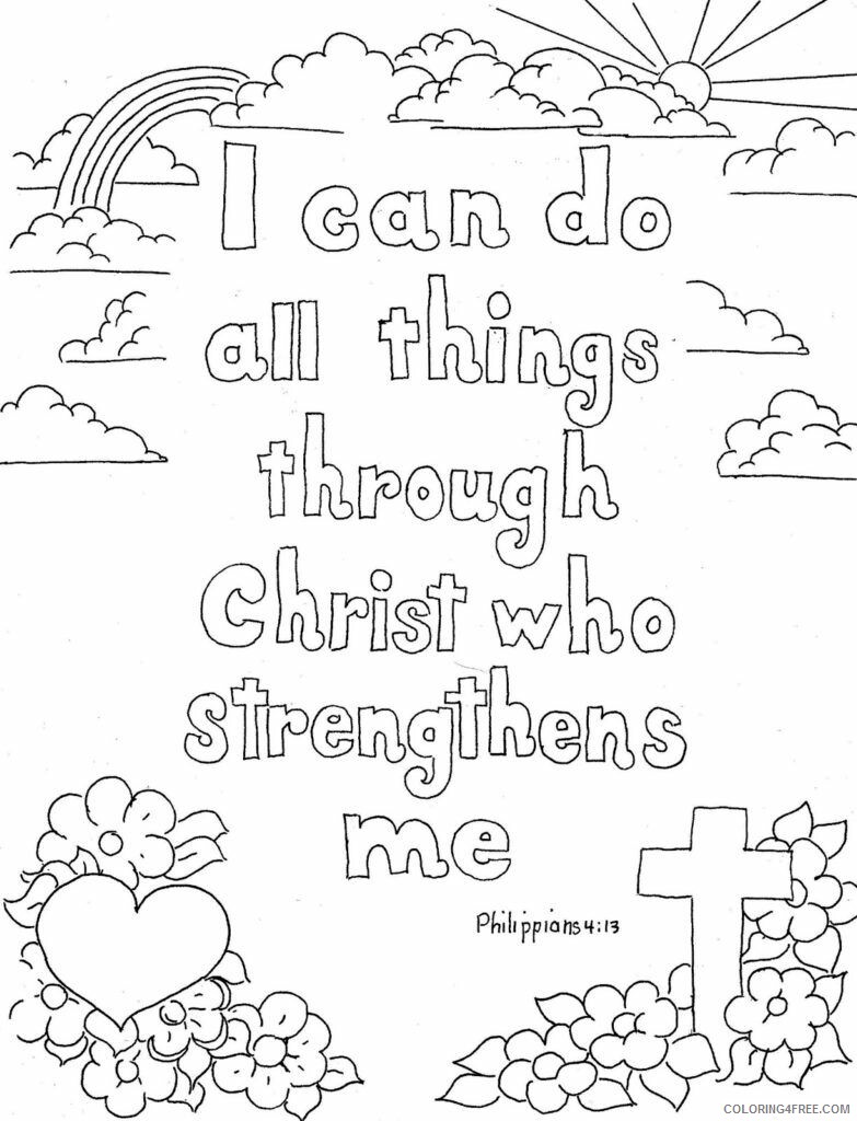 Adult Quotes Coloring Pages Printable Sheets Adult Page Religious Quotes 2021 a 2269 Coloring4free