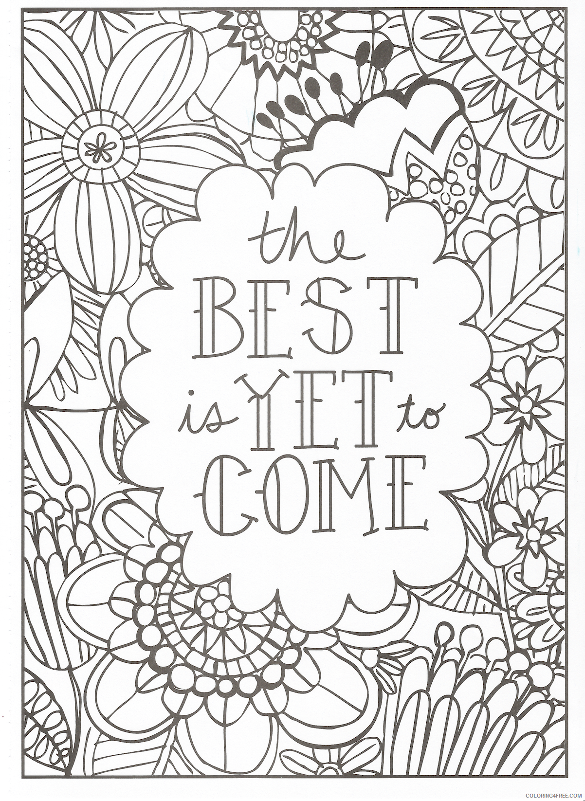 Adult Quotes Coloring Pages Printable Sheets Pin on Pagespinterest com 2021 a 2285 Coloring4free