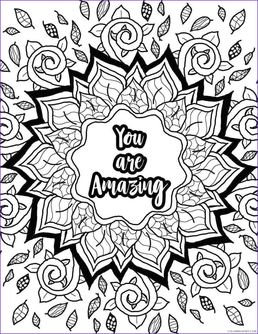 Adult Quotes Coloring Pages Printable Sheets Printable Adult Quotes 2021 a 2286 Coloring4free