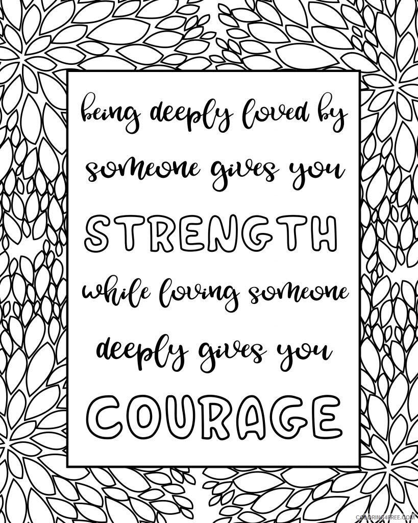 Adult Quotes Coloring Pages Printable Sheets Quotes – rocks 2021 a 2272 Coloring4free