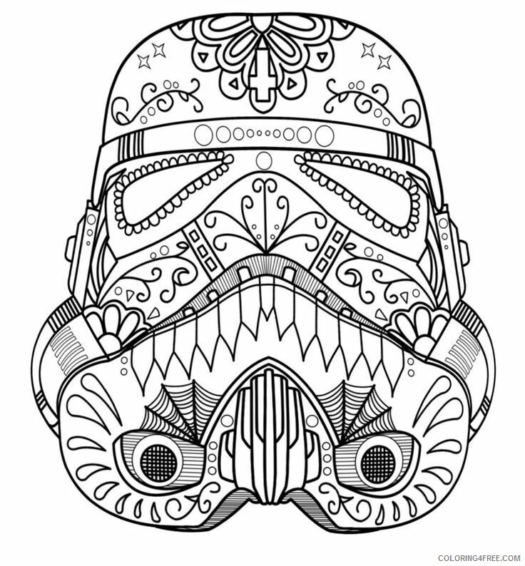 Adult Skull Coloring Pages Printable Sheets Easy Way to Color Skull 2021 a 2301 Coloring4free