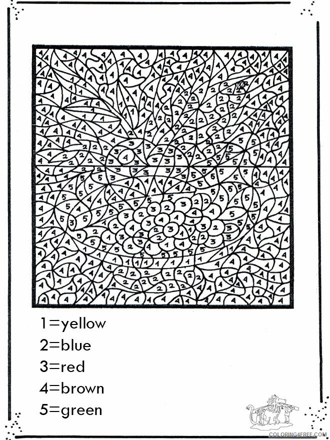 Advanced Color by Number Coloring Pages Printable Sheets Pictures Color jpg 2021 a 2330 Coloring4free