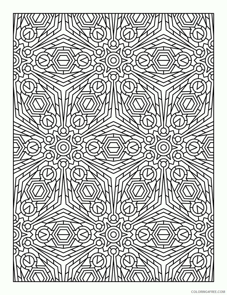Advanced Coloring Book Pages Printable Sheets Advanced Adult Book Page 2021 a 2337 Coloring4free
