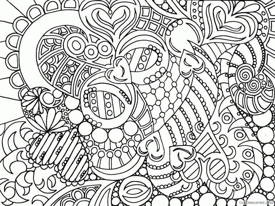 Advanced Coloring Pages Free Printable Sheets Free Abstract Page For 2021 a 2378 Coloring4free