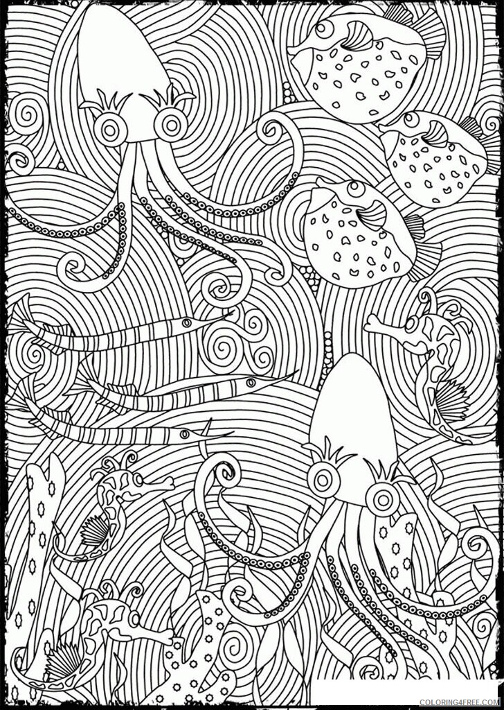 Advanced Coloring Pages of Animals Printable Sheets For Adults Coloring 2021 a 2404 Coloring4free