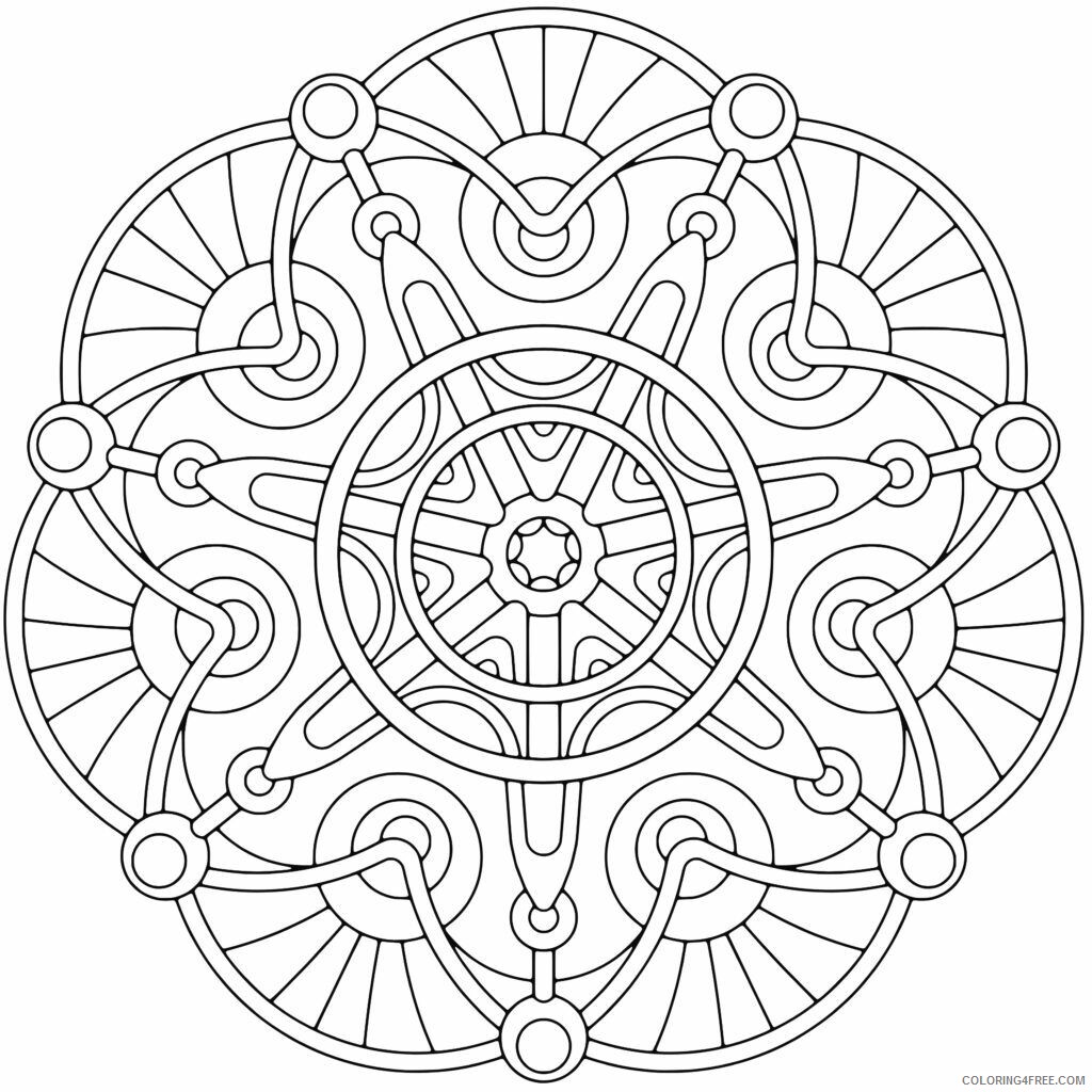 Advanced Geometric Coloring Pages Printable Sheets Free Printable Coloring 2021 a 2448 Coloring4free