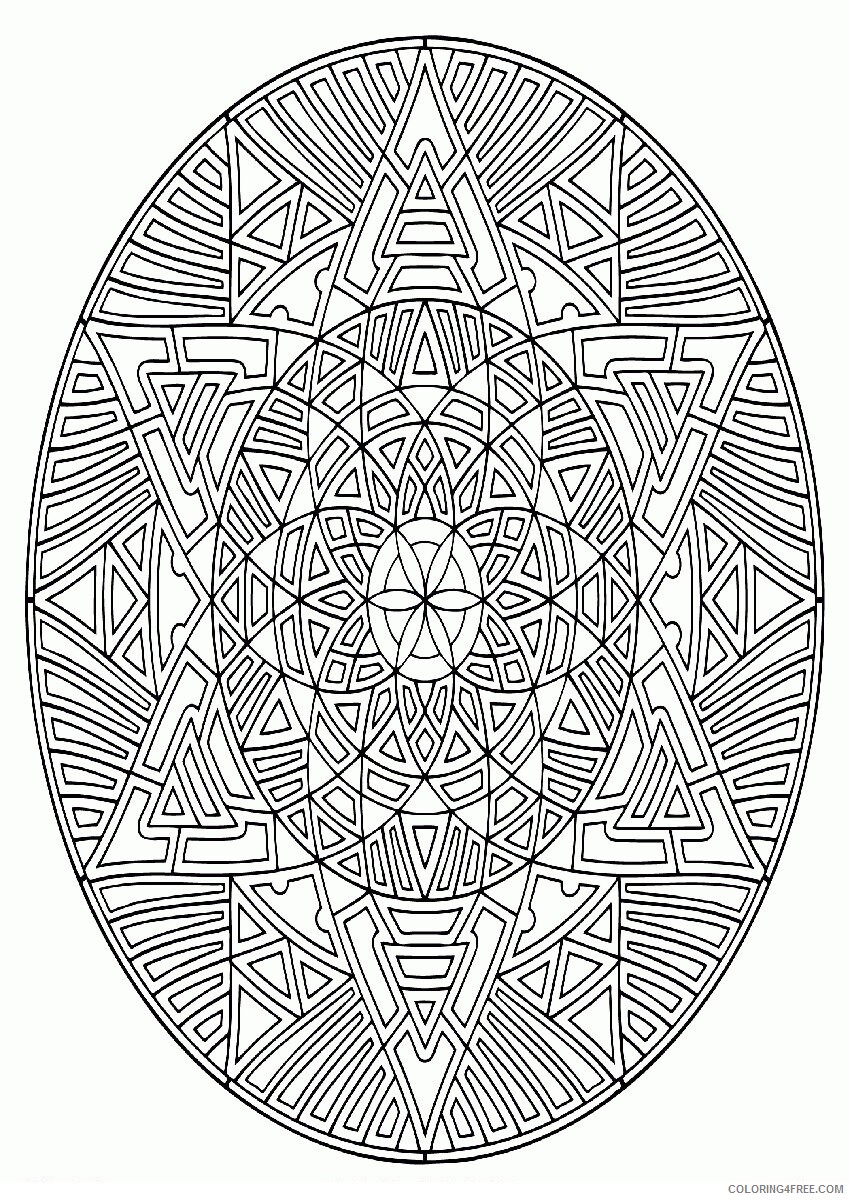 Advanced Geometric Coloring Pages Printable Sheets Free Printable Geometric 2021 a 2454 Coloring4free