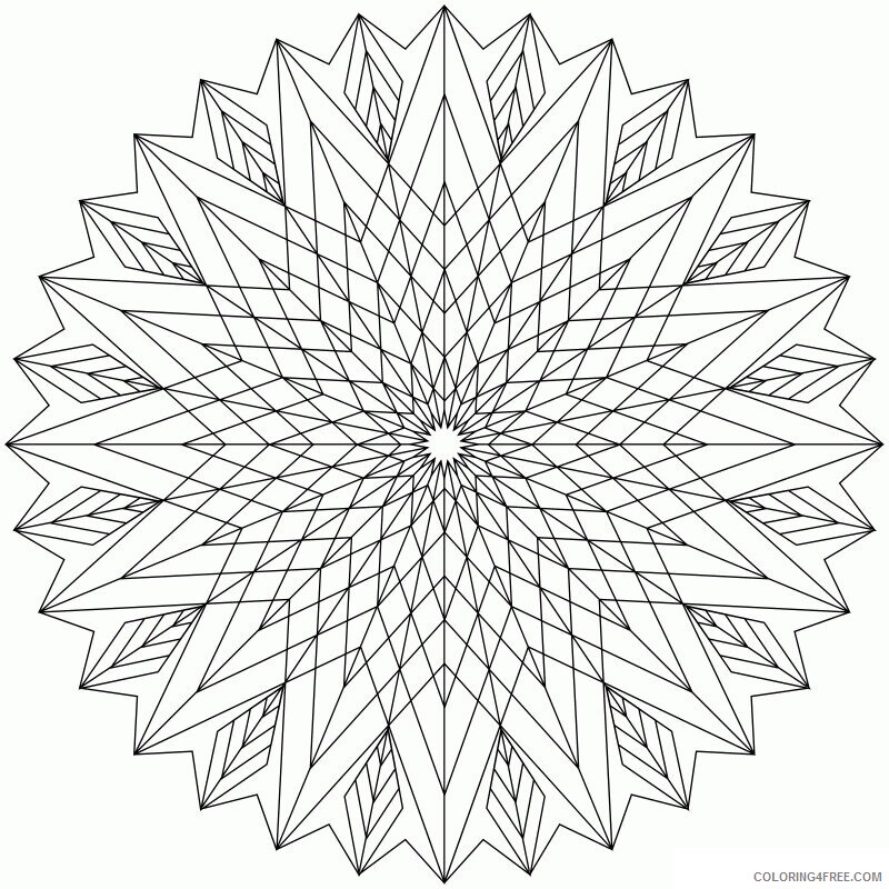 Advanced Mandala Coloring Pages Printable Sheets Dont Eat the Paste June 2021 a 2474 Coloring4free