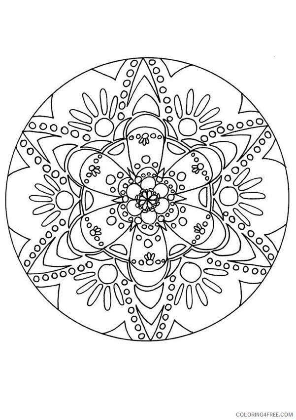 Advanced Mandala Coloring Pages Printable Sheets Mandalas for 2021 a 2485 Coloring4free