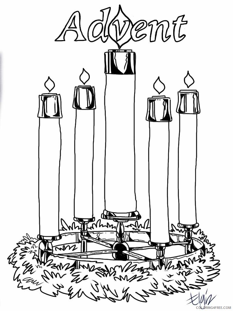Advent Coloring Pages Free Printable Printable Sheets Advent Candles jpg 2021 a 2504 Coloring4free