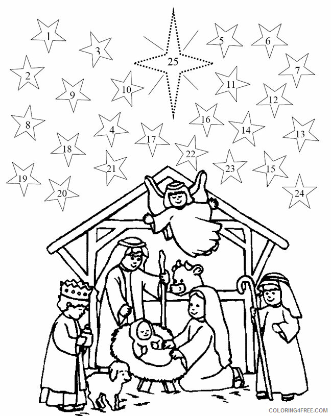 Advent Coloring Pages Free Printable Printable Sheets Smart Printable Pages 2021 a 2515 Coloring4free