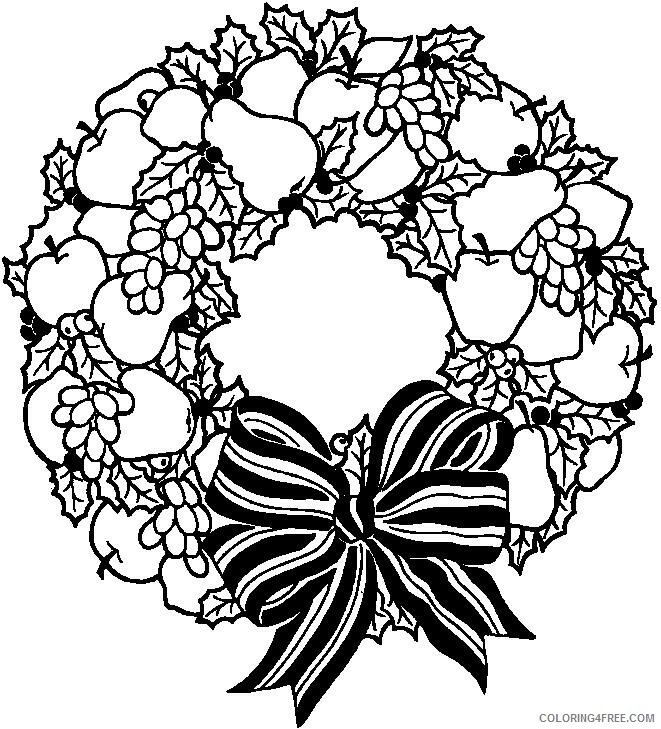 Advent Wreath Coloring Pages Printable Sheets Christmas Reef jpg 2021 a 2561 Coloring4free