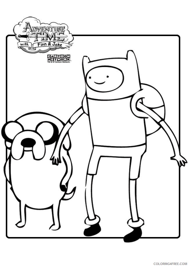 Adventure Coloring Pages Printable Sheets Adventure Time Printable Page 2021 a 2585 Coloring4free