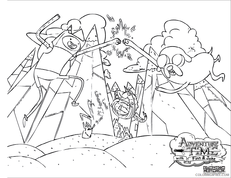 Adventure Coloring Pages Printable Sheets Adventure Time picture 1 2021 a 2571 Coloring4free