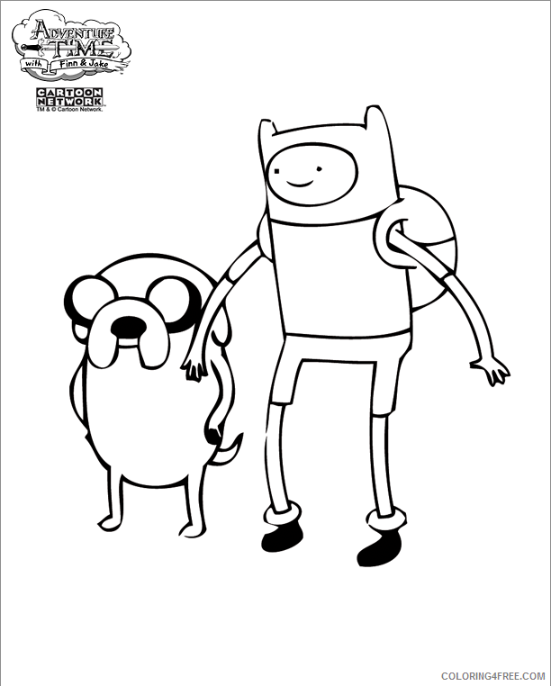 Adventure Coloring Pages Printable Sheets Adventure Time picture 3 2021 a 2573 Coloring4free