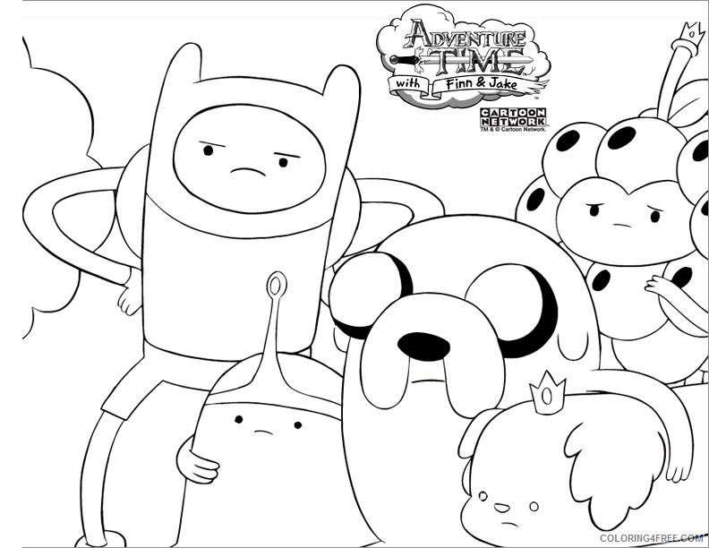 Adventure Coloring Pages Printable Sheets Adventure Time picture 9 2021 a 2577 Coloring4free