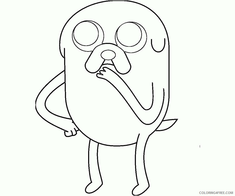 Adventure Time Coloring Page Printable Sheets Adventure Time Character Pages 2021 a 2596 Coloring4free
