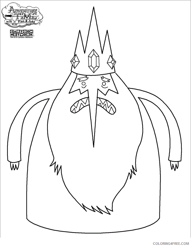 Adventure Time Coloring Page Printable Sheets Adventure Time in 2021 a 2606 Coloring4free