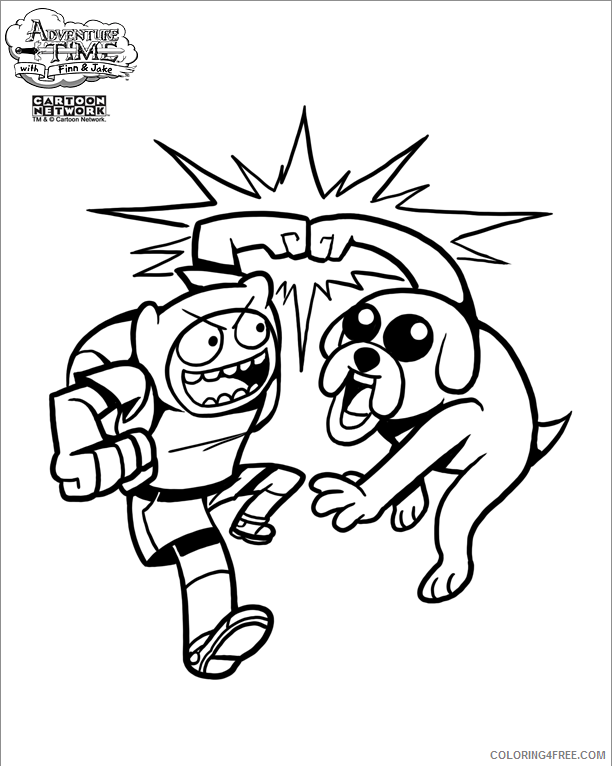 Adventure Time Coloring Page Printable Sheets Adventure Time picture 2 2021 a 2613 Coloring4free