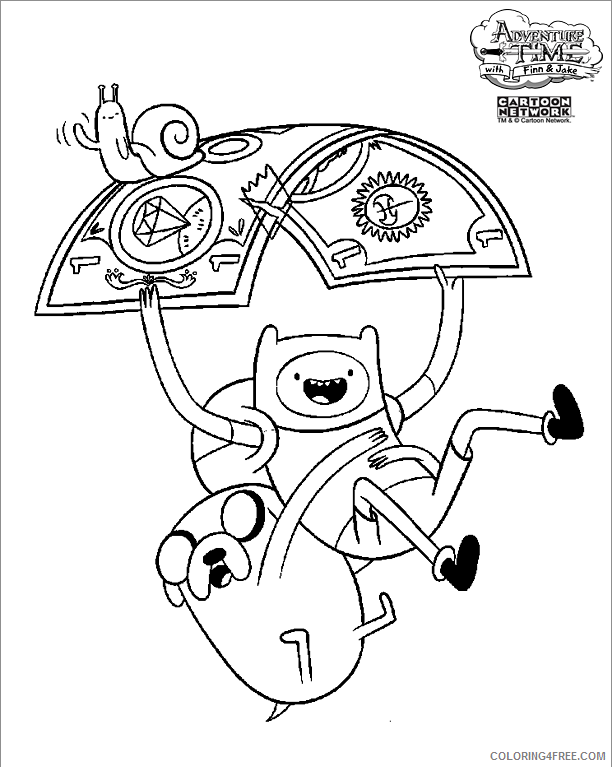 Adventure Time Coloring Page Printable Sheets Adventure Time picture 3 2021 a 2614 Coloring4free