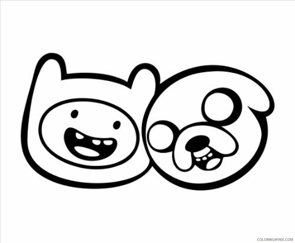 Adventure Time Coloring Page Printable Sheets Download Printable Finn And Jake 2021 a 2627 Coloring4free