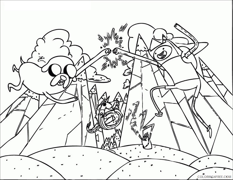 Adventure Time Coloring Page Printable Sheets For Regular Show 2021 a 2626 Coloring4free