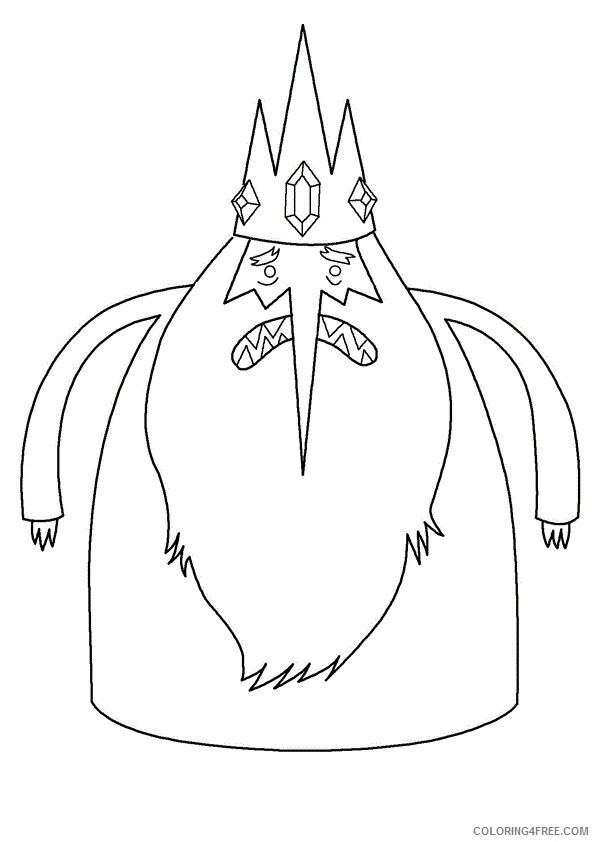 Adventure Time Coloring Pages Online Printable Sheets Adventure Time 1 2021 a 2635 Coloring4free