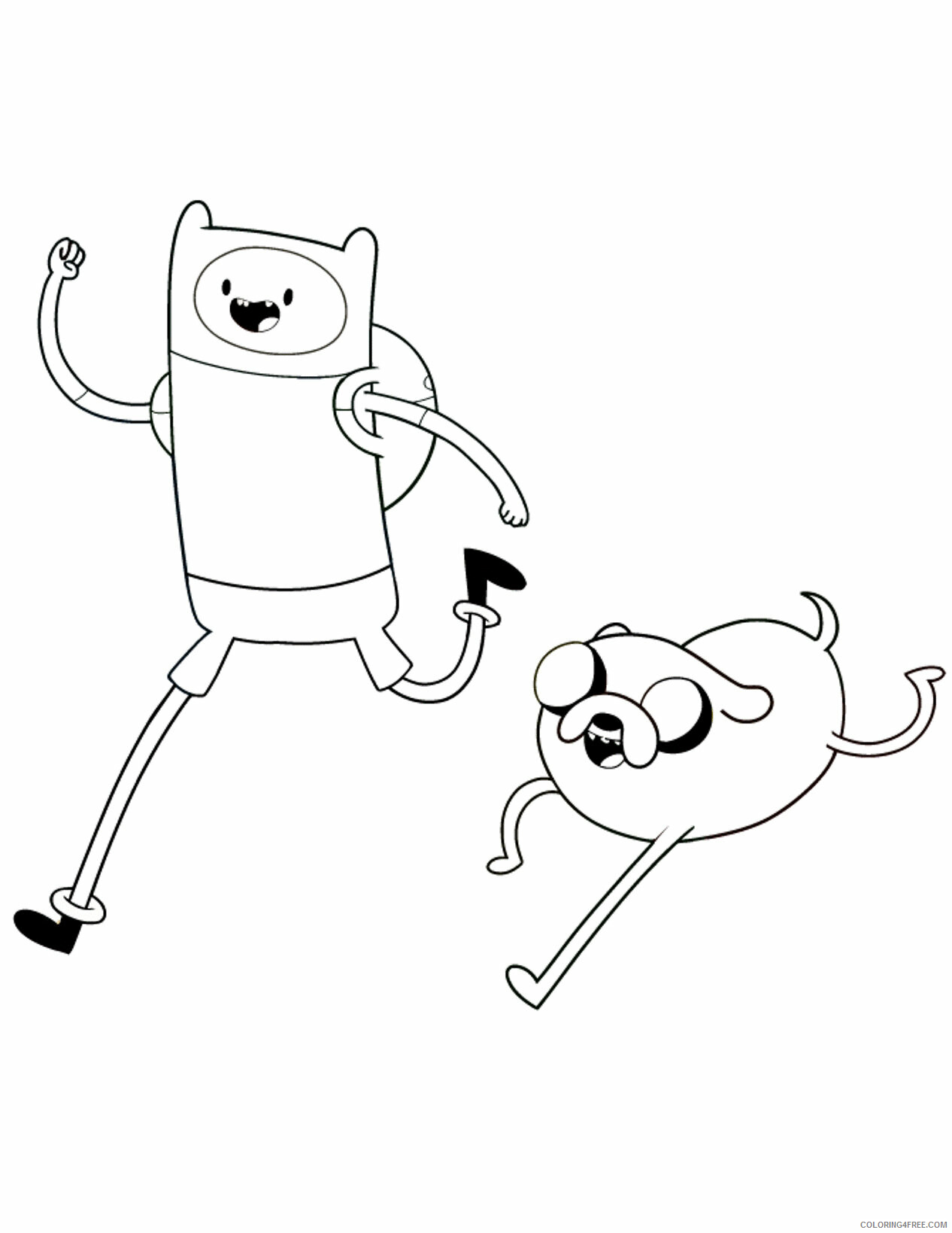Adventure Time Coloring Pages Online Printable Sheets Adventure Time Finn 2021 a 2640 Coloring4free