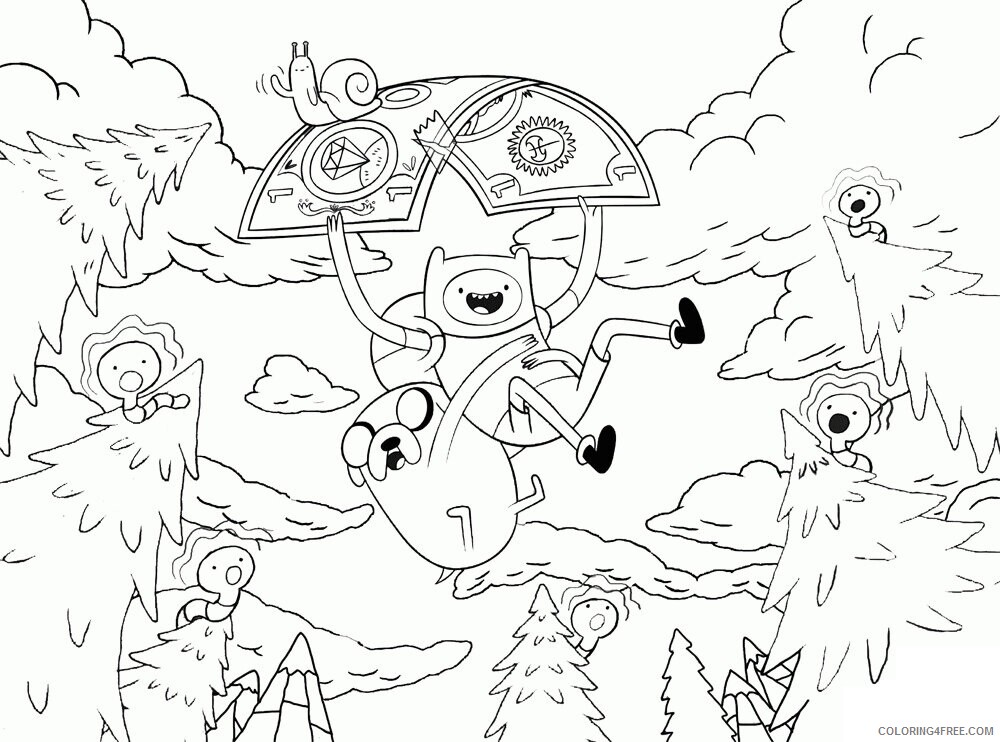 Adventure Time Free Coloring Pages Printable Sheets 11 Pics of Adventure Time 2021 a 2697 Coloring4free