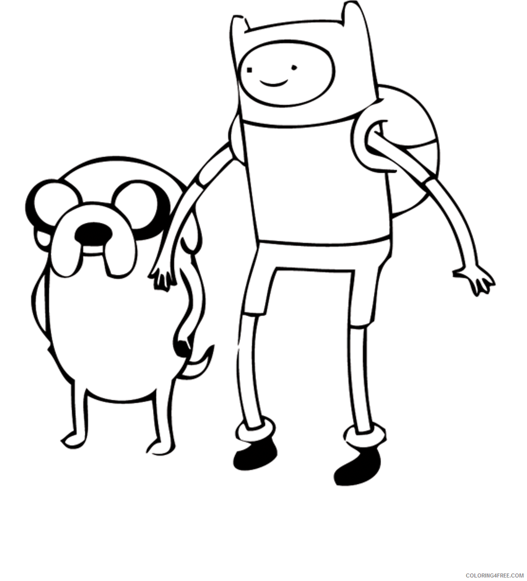 Adventure Time Free Coloring Pages Printable Sheets Adventure Time Free 2021 a 2704 Coloring4free