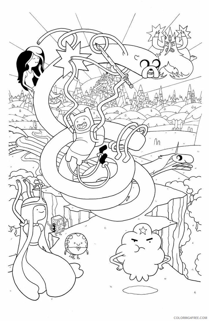 Adventure Time Free Coloring Pages Printable Sheets All Characters Coloring 2021 a 2715 Coloring4free