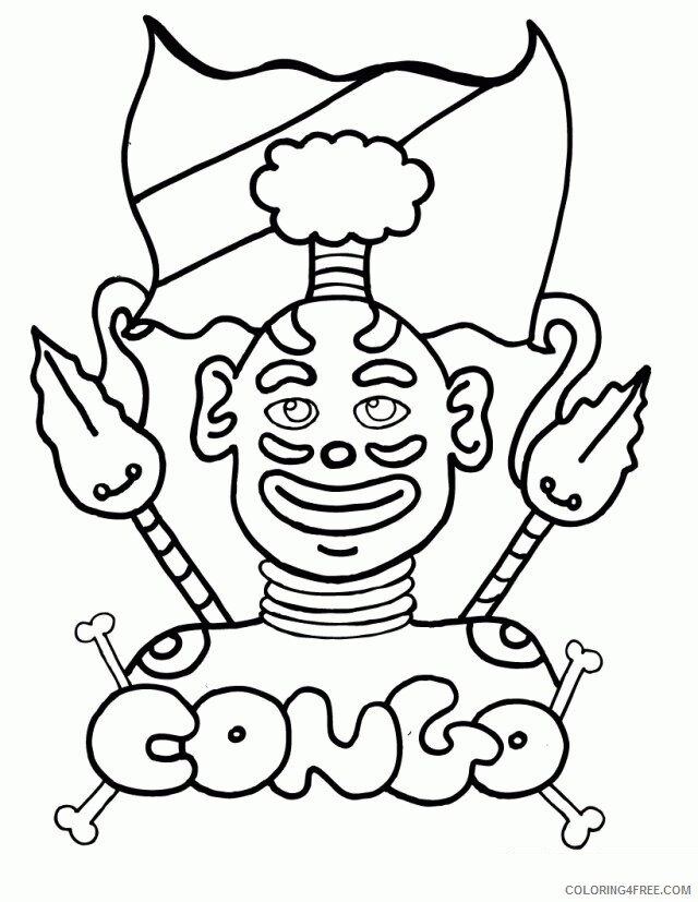 Africa Coloring Pages for Kids Printable Sheets AFRICA Congo 216602 2021 a 2721 Coloring4free