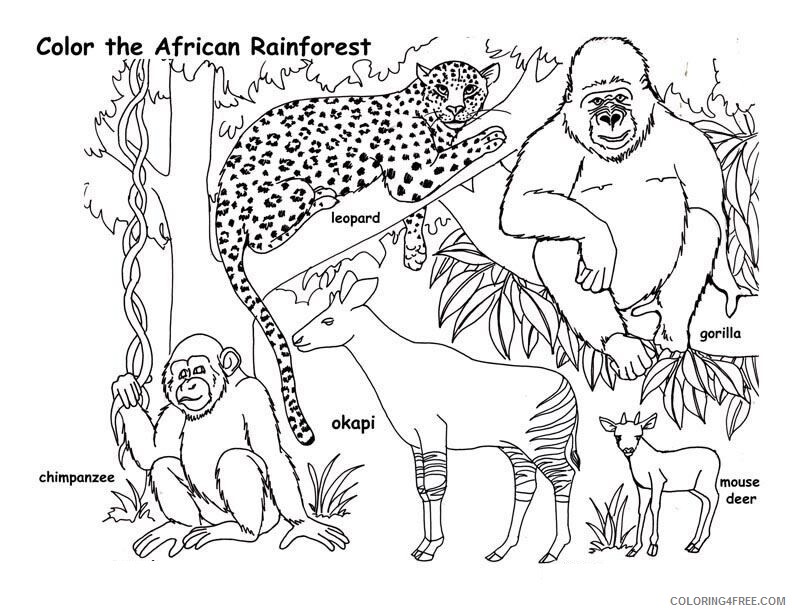 Africa Coloring Sheet Printable Sheets of africa for 2021 a 2739 Coloring4free