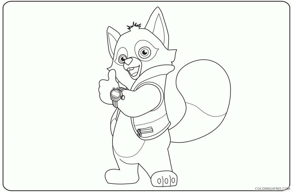 Agent Oso Coloring Pages Printable Sheets Agent Oso Drawings Child 2021 a 2840 Coloring4free