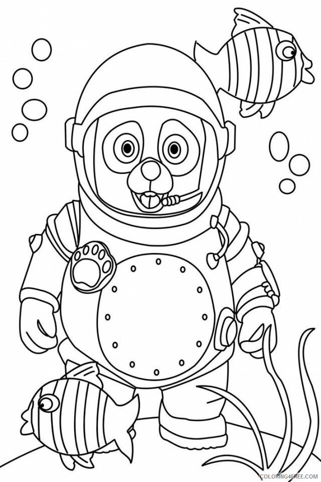 Agent Oso Coloring Pages Printable Sheets Agent Oso download 2021 a 2839 Coloring4free