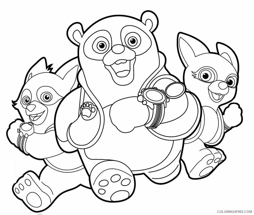 Agent Oso Coloring Pages Printable Sheets Disney Junior 1 2021 a 2845 Coloring4free