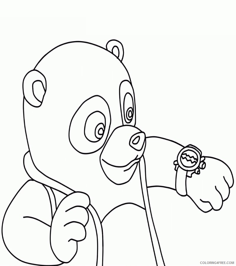 Agent Oso Coloring Pages Printable Sheets Oso from Special Agent Oso 2021 a 2849 Coloring4free
