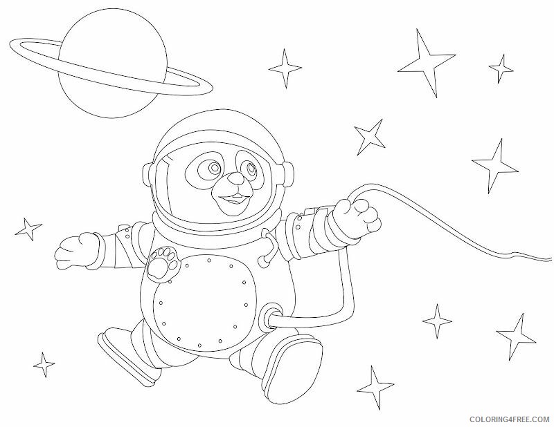 Agent Oso Coloring Pages Printable Sheets agent oso astronaut jpg 2021 a 2841 Coloring4free