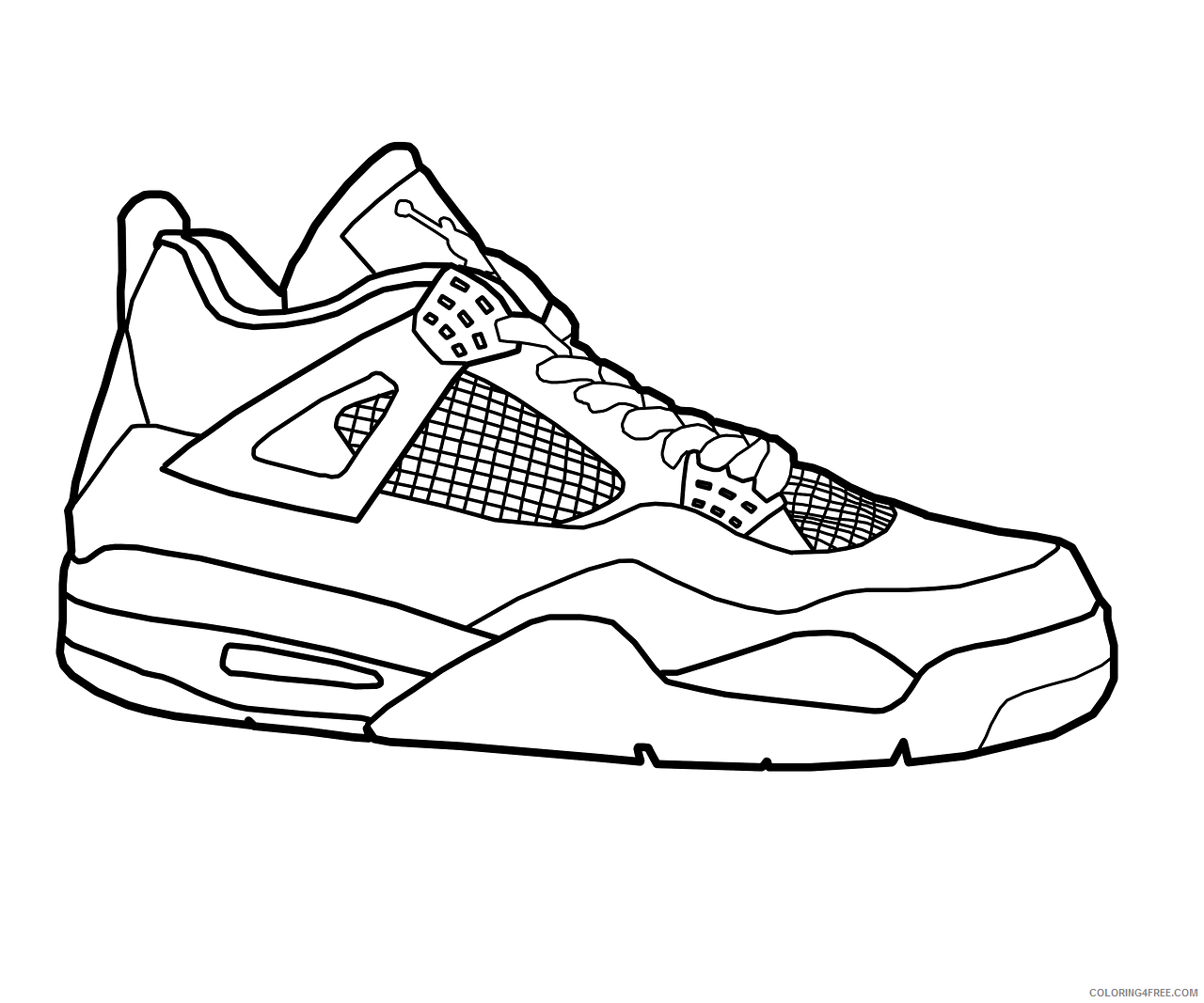 Air Jordan Coloring Pages Printable Sheets 15 Pics of Drawing Jordans 2021 a 2858 Coloring4free