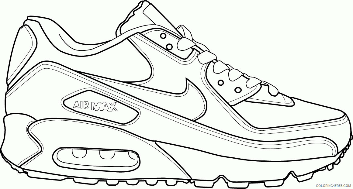 Air Jordan Coloring Pages Printable Sheets For Shoes In 2021 a 2865 Coloring4free