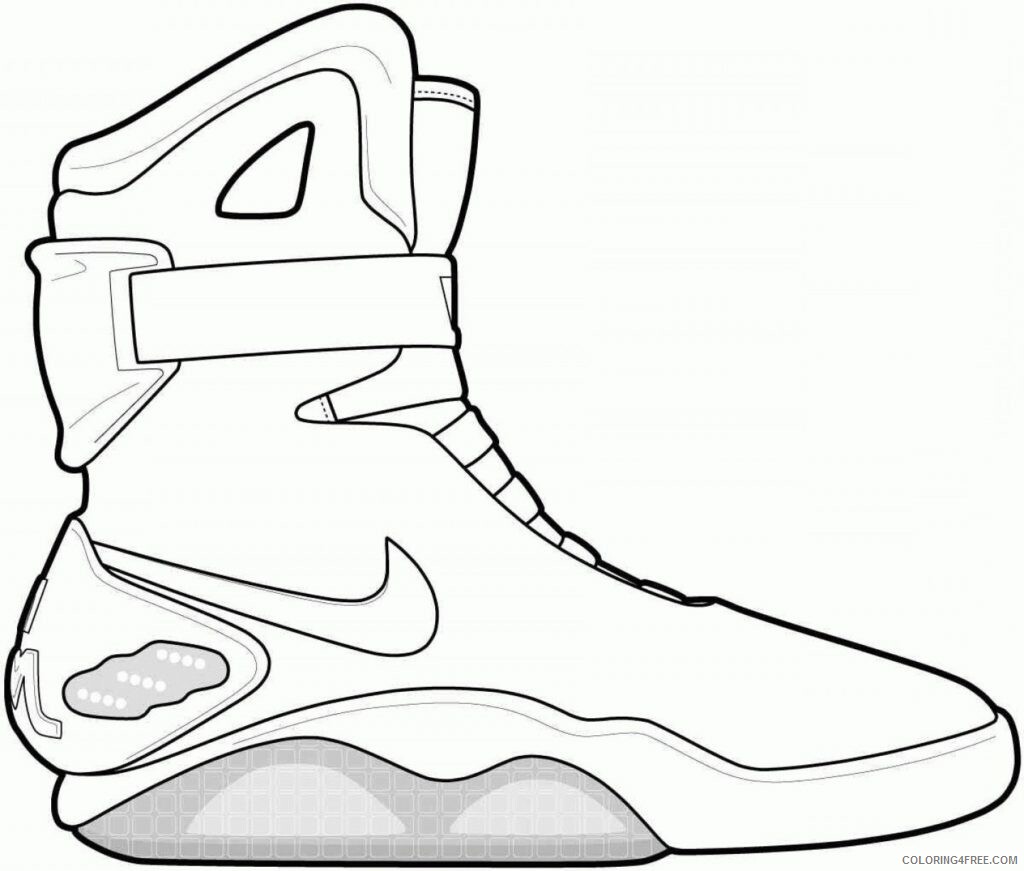 Air Nike Air Coloring Sheets Printable Sheets 47 Remarkable Jordan Shoes Coloring 2021 a Coloring4free