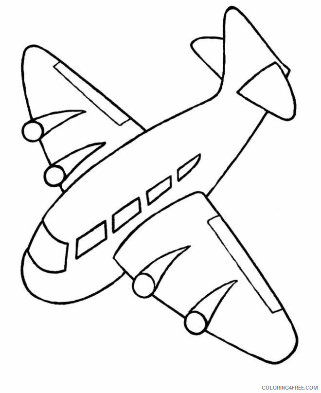 Air Plane Coloring Pages Printable Sheets Airplane To Print 2021 a 2917 Coloring4free