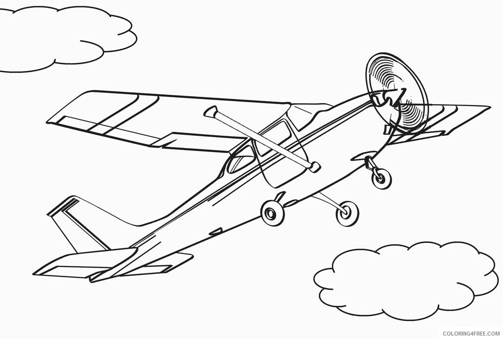 Air Plane Coloring Pages Printable Sheets Free Printable Airplane Pages 2021 a 2922 Coloring4free