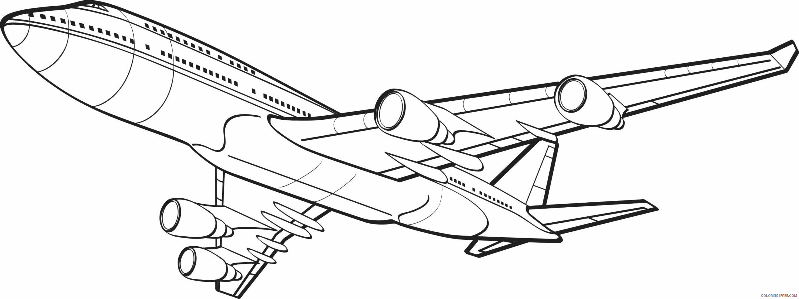 Air Plane Coloring Pages Printable Sheets Vintage Airplane at 2021 a 2927 Coloring4free
