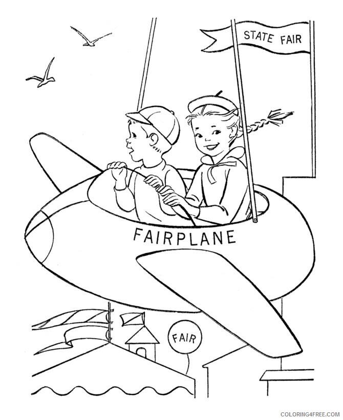 Airplane Coloring Page Printable Sheets Airplane book 001 2021 a 2988 Coloring4free