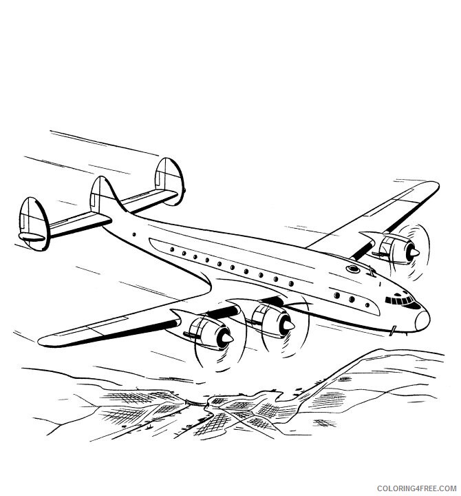 Airplane Coloring Page Printable Sheets Airplane sheets 004 jpg 2021 a 3003 Coloring4free