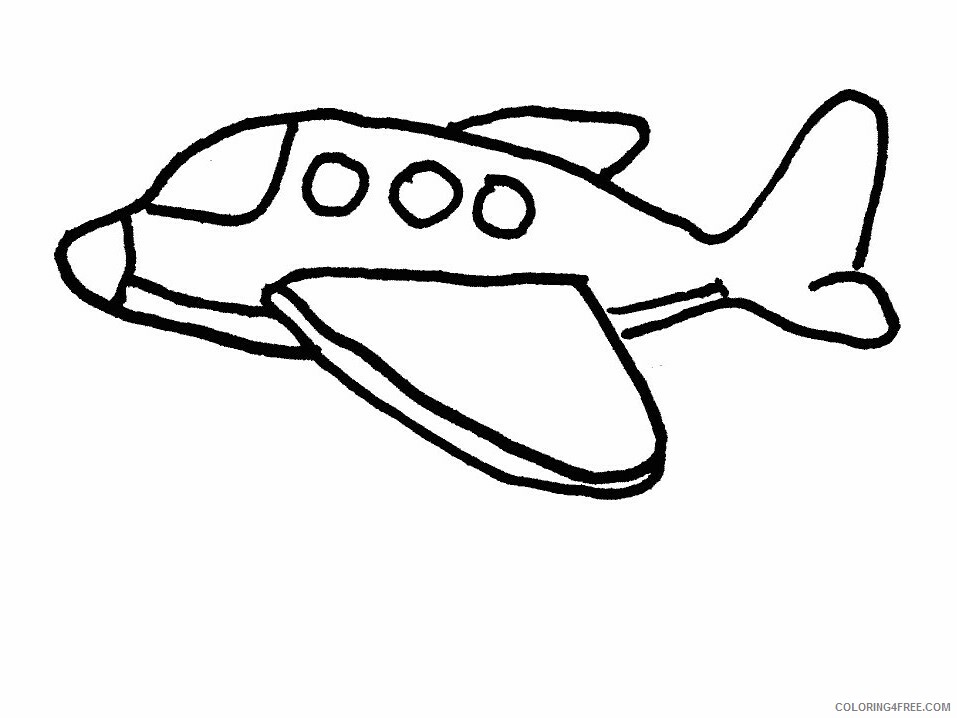 Airplane Coloring Page Printable Sheets Military Airplane Clipart 2021 a 3022 Coloring4free