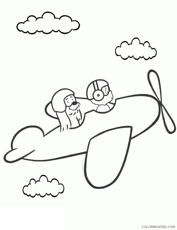 Airplane Coloring Page Printable Sheets Sony wonder Activities Printables Official 2021 a Coloring4free