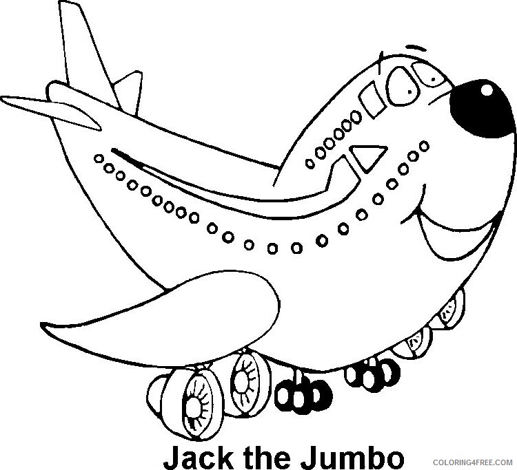 Airplane Coloring Pages For Kids Printable Sheets Airplane 248 Free 2021 a 3037 Coloring4free